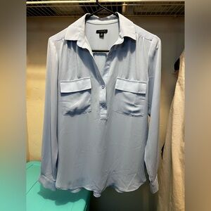 Ann Taylor Soft Blue Blouse